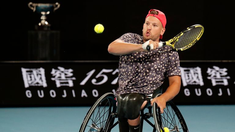 Dylan Alcott made it a magnificent seven (AP Photo/Lee Jin-man)