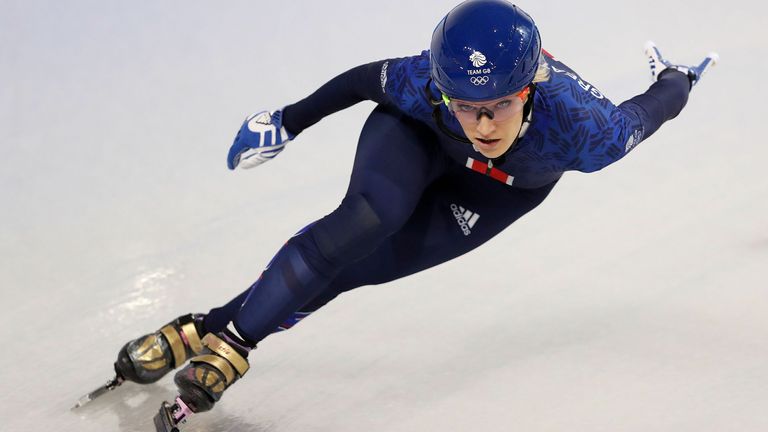 Elise Christie (in picture), Holly Hoyland and Niall Treacy were due to compete from March 5-7 in Dordrecht, Netherlands