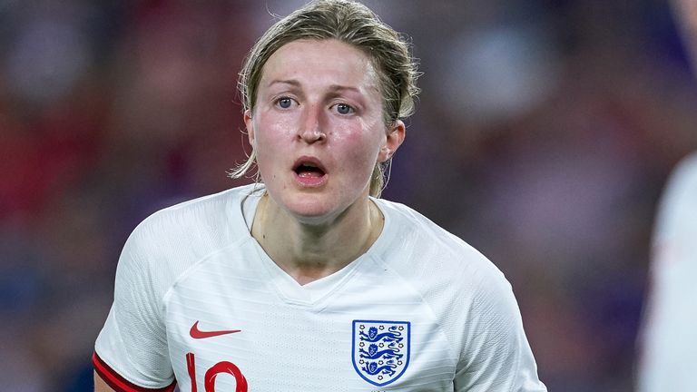 England striker Ellen White (AP image)