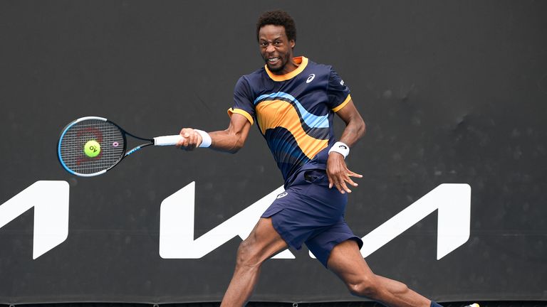 Gael Monfils at the Australian Open