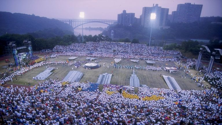 Gay Games
18 Jun 1994: General view of the Opening Ceremony for the Gay Games in New York City, New York.