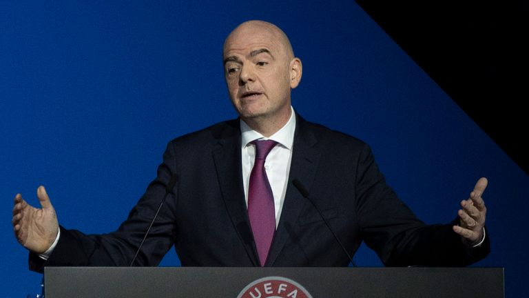 FIFA president Gianni Infantino