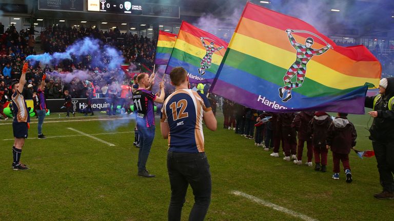 Harlequins Pride Game, 15 February 2020 (pic supplied by Harlequins)