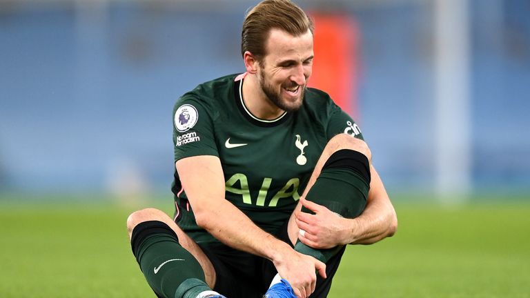 Harry Kane failed to touch the ball in the opposition box against Man City