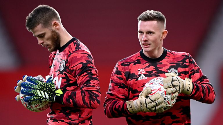Henderson and David De Gea are competing to be Manchester United's number one