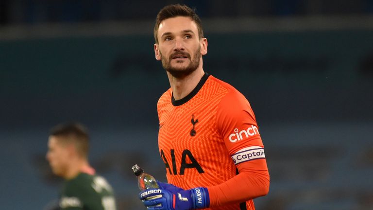 Lloris endured a poor game in goal for Tottenham