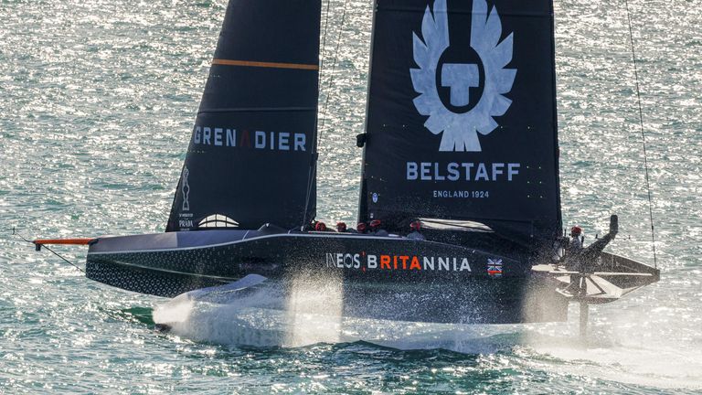 INEOS TEAM UK weren't able to gain the race wins that they needed on Sunday to keep the PRADA Cup Final Series alive (Image - COR 36 | Studio Borlenghi)