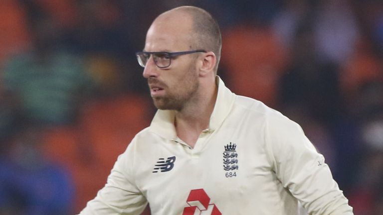 Jack Leach (Pic credit - BCCI)