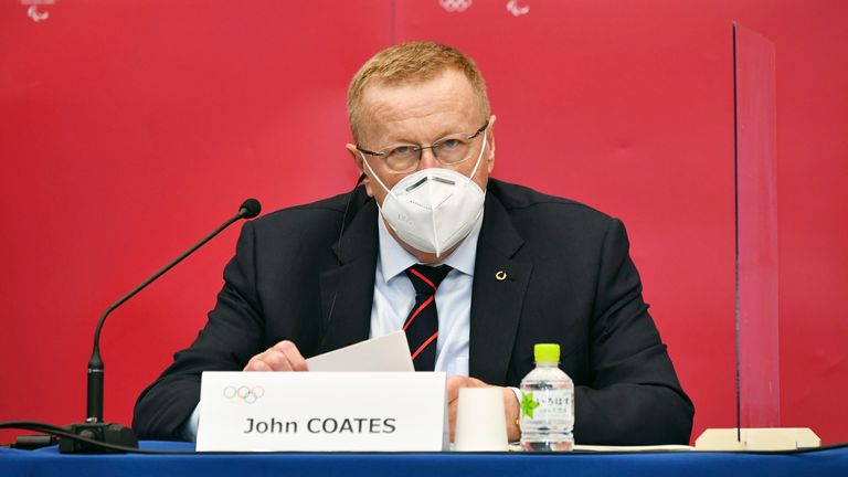 AP - IOC VP John Coates (photo credit Kyodo via AP)