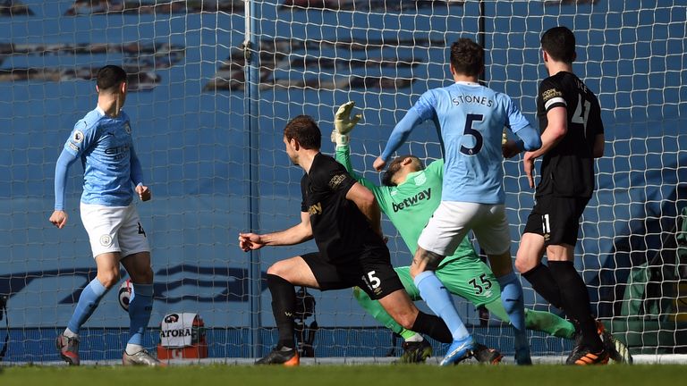 John Stones restores Man City's lead