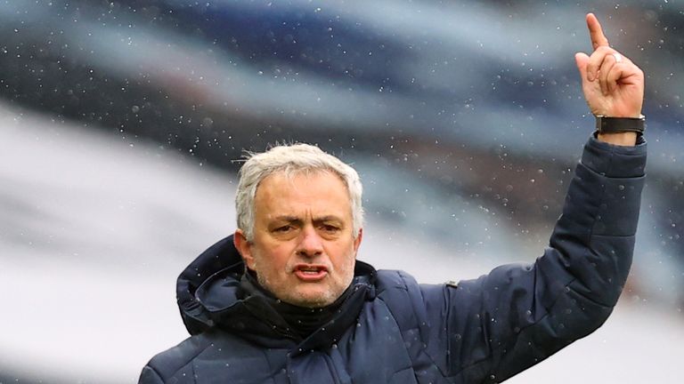Tottenham boss Jose Mourinho (PA image)