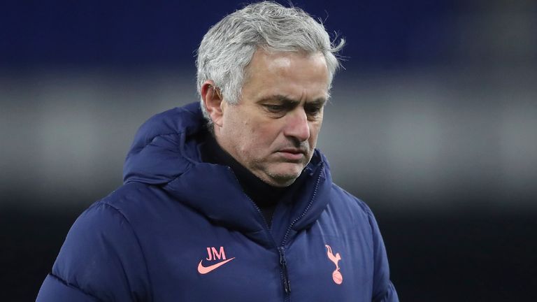 Tottenham head coach Jose Mourinho