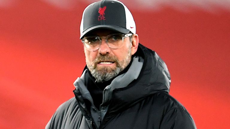 Liverpool manager Jurgen Klopp (PA image)