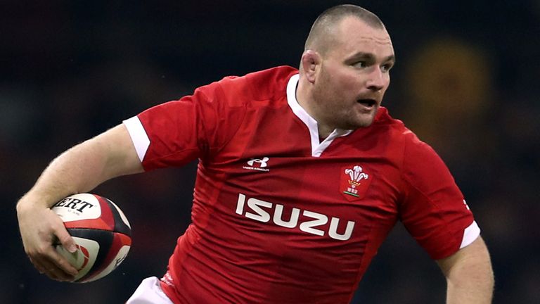 Wales Ken Owens during the International match vs Barbarians at the Principality Stadium, Cardiff in 2019. PA Photo