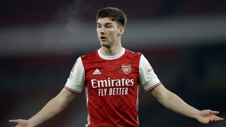 Kieran Tierney has not played for Arsenal since January 18