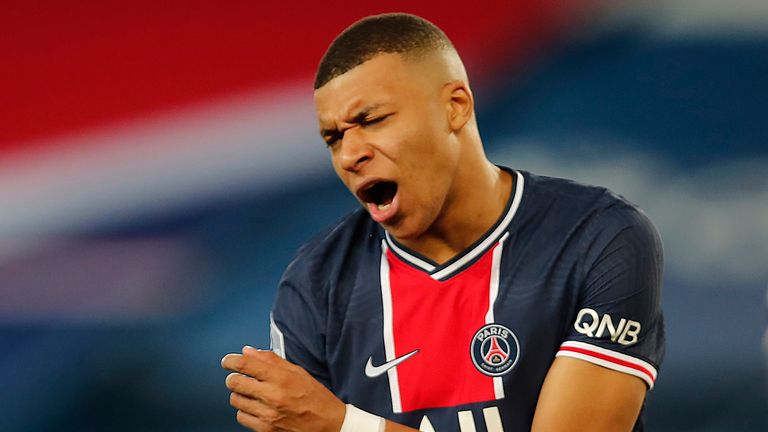 Kylian Mbappe came crashing back down to earth following PSG's defeat