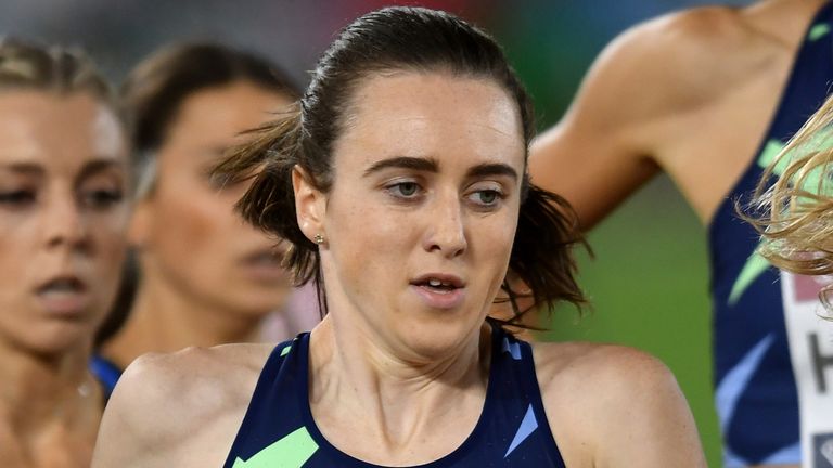 STADIO OLIMPICO, ROME, ITALY - 2020/09/17: Laura Muir of Great Britain competes in the 800m women at the Golden Gala Pietro Mennea, the Italian leg of the Wanda Diamond League athletic circuit.