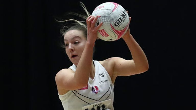 Hannah Williams of Loughborough Lightning in action against Bath