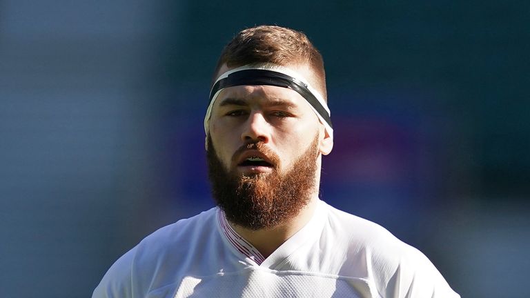 England Captain's Run - Twickenham
England's Luke Cowan-Dickie during the captain's run at Twickenham, London.