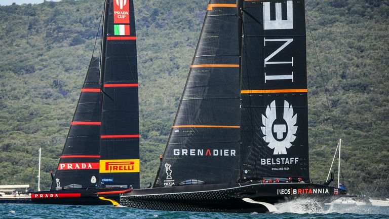 INEOS TEAM UK lost race eight of the PRADA Cup Final series which meant a 7-1 series victory to the Italian team, securing their place in the 36th America's Cup match