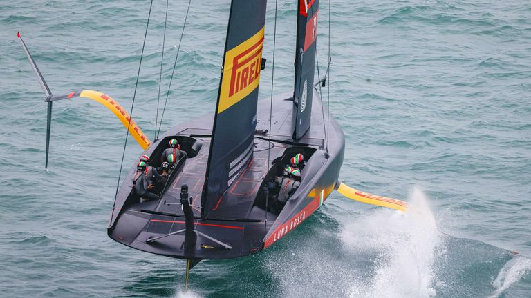 Luna Rossa Prada Pirelli maintained their hold on the PRADA Cup final with two more victories (Image - COR 36 | Studio Borlenghi)