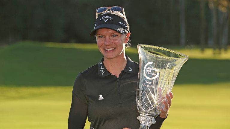 Madelene Sagstrom defends her Gainbridge LPGA title this week