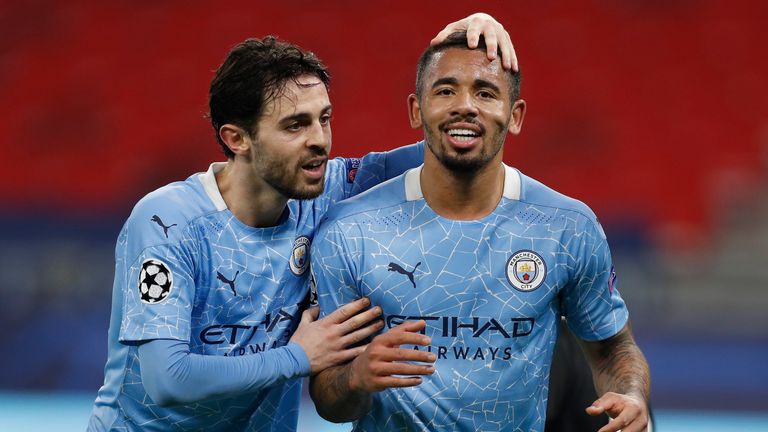 Bernardo Silva and Gabriel Jesus were both on target on Wednesday