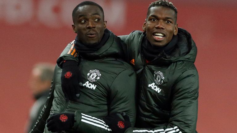 Eric Bailly and Paul Pogba, Manchester United