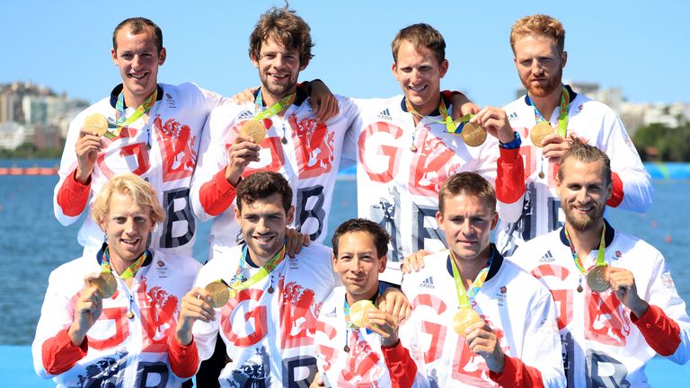 Matt Gotrel and the men's eight returned from Rio as gold medallists
