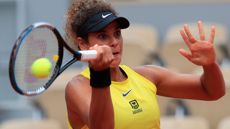 Mayar Sherif made her Grand Slam main-draw debut at the French Open last year, losing to Karolina Pliskova in three sets