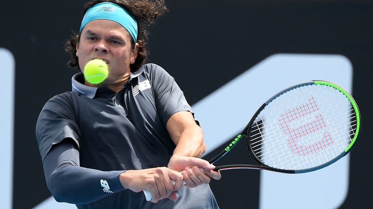 Milos Raonic is inspired by the example set by Tom Brady