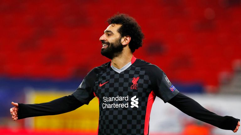 Mohamed Salah scored Liverpool's first goal