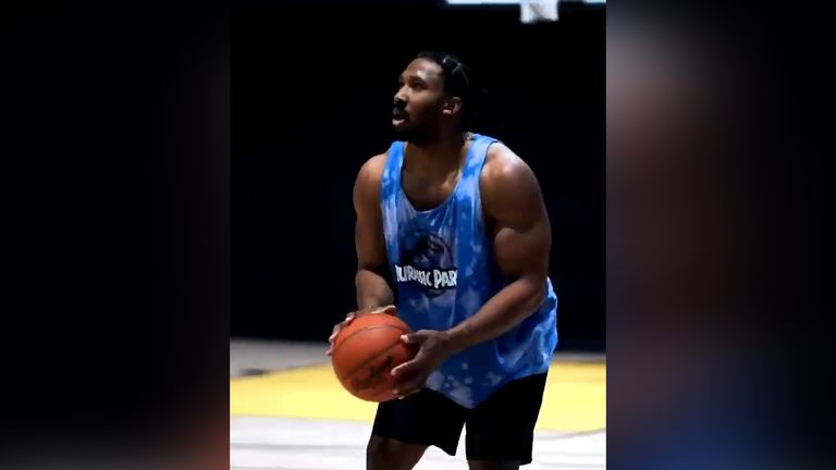 Myles Garrett Basketball 