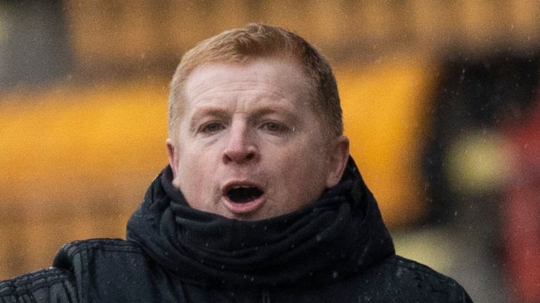 PERTH, SCOTLAND - FEBRUARY 14: Celtic Manager Neil Lennon during a Scottish Premiership match between St Johnstone and Celtic at McDiarmid Park, on February 14, 2021, in Perth, Scotland. (Photo by Craig Williamson / SNS Group)