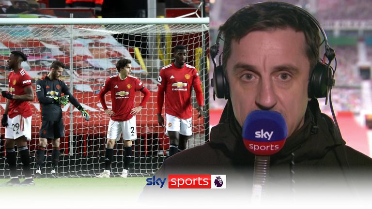 Neville on Man Utd v Everton