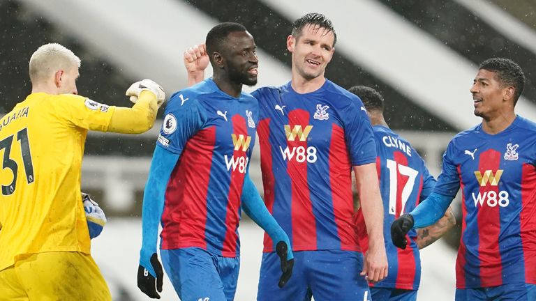 Scott Dann was the standout performer for Palace on Tyneside
