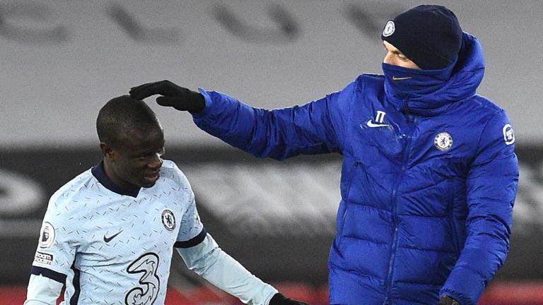 N & # 39;  Golo Kante und Thomas Tuchel