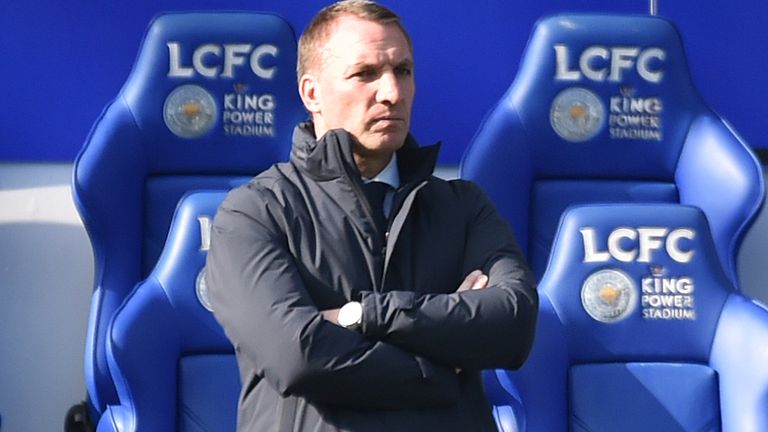 PA - Leicester City manager Brendan Rodgers