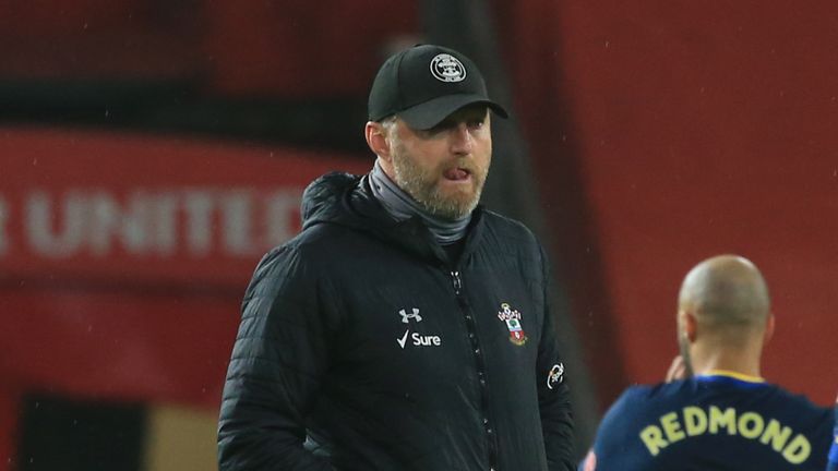 PA - Southampton manger Ralph Hasenhuttl after the 9-0 thrashing by Manchester United at Old Trafford