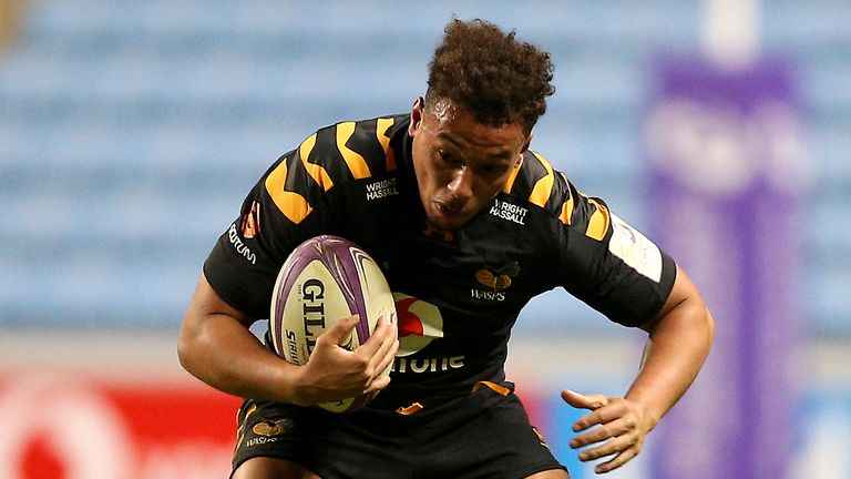 PA - Gabriel Oghre in action for Wasps