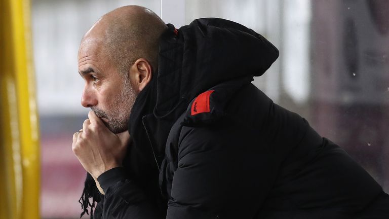 Pep Guardiola is worried Covid-19 cases could rise when players travel abroad during March&#39;s international break