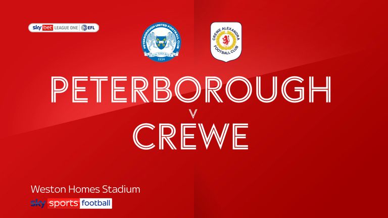 Peterborough v Crewe