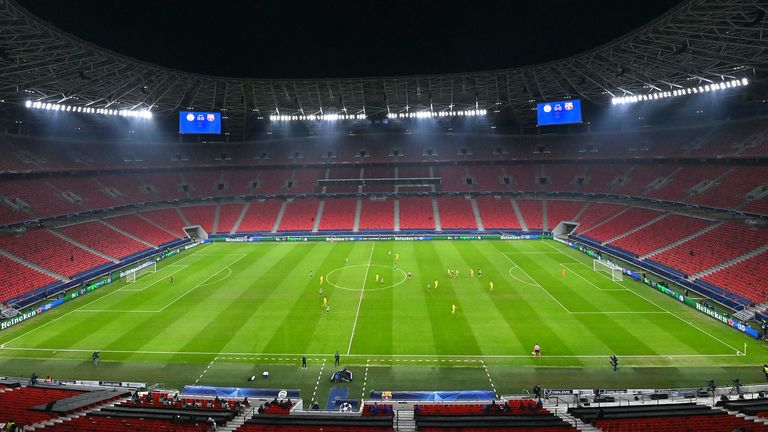 The Puskas Arena in Budapest will now host RB Leipzig vs Liverpool in the Champions League