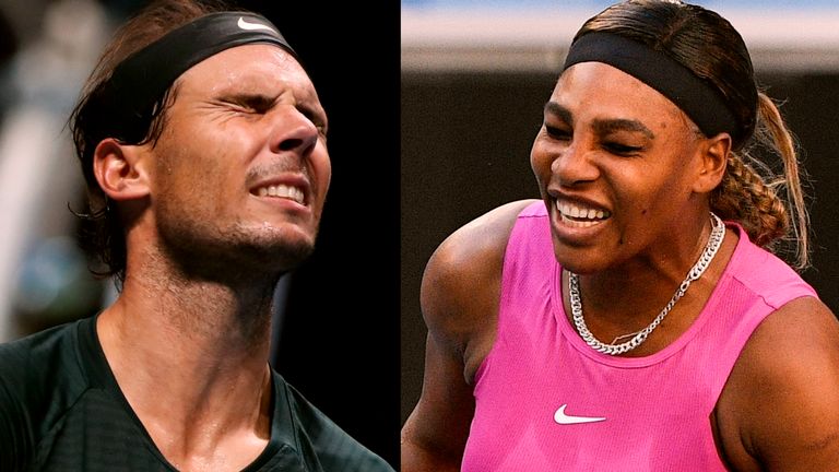Rafael Nadal and Serena Williams - TENNIS
