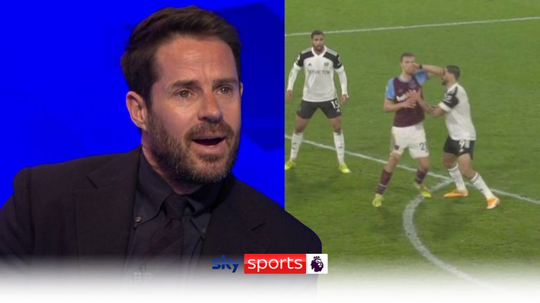 Jamie Redknapp gives his take on Soucek&#39;s red card for West Ham against Fulham
