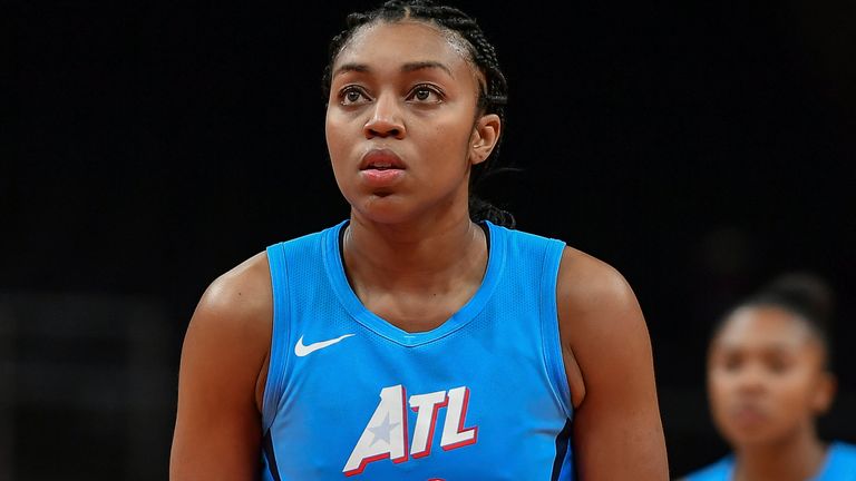 Renee Montgomery is one of the new owners of the Atlanta Dream (AP image)
