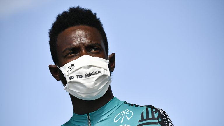 Kevin Reza was the only Black rider competing at the Tour de France last year