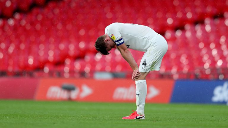 Dickie was on the losing side of the League One play-off final with Oxford in July