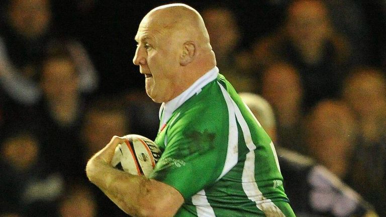 Gary Halpin in action during a Legends game between Ireland and England in 2010