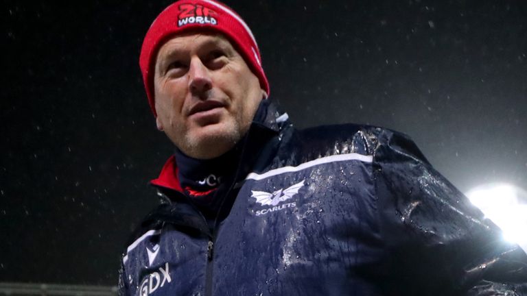 Scarlets head coach Glenn Delaney